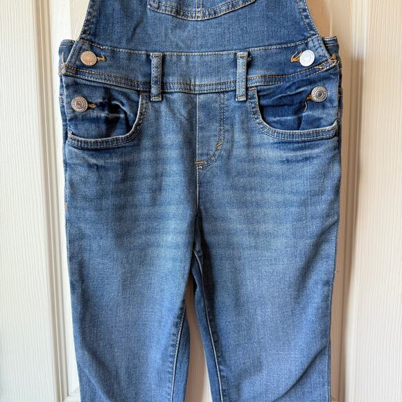 Levi's Girlfriend Denim Overalls Girls 7 - Picture 4 of 10